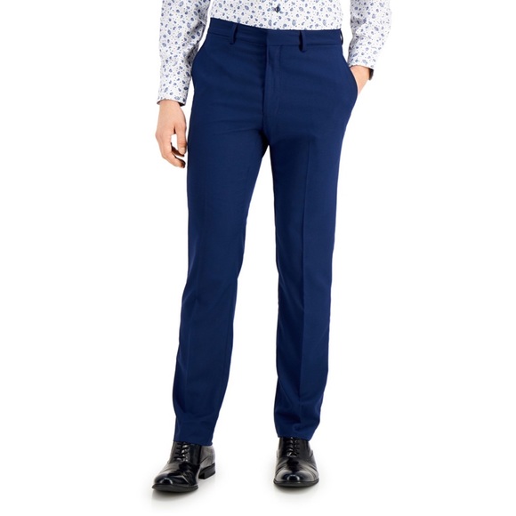 Men’s Blue Dress Pants - Picture 1 of 7